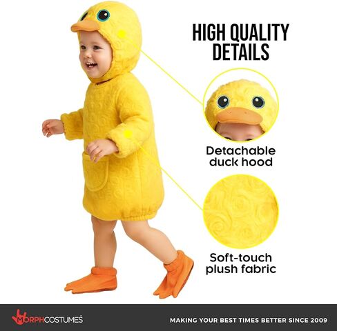 Morph Plush Duck Costume Toddler, Baby Duck Costume, Toddler Chicken Costumes, Easter Costumes For Kids in Saudi Arabia