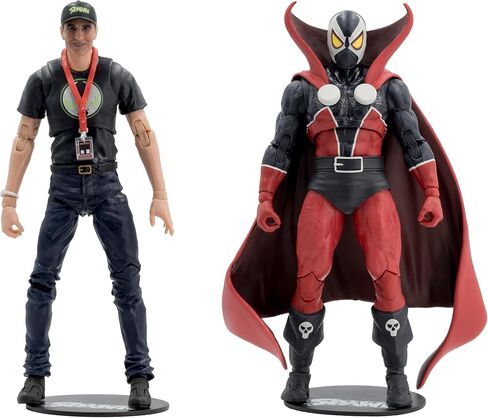 ألعاب ماكفارلين - Spawn & Todd McFarlane 7in Action Figure 2pk، الذكرى السنوية الثلاثين in Saudi Arabia