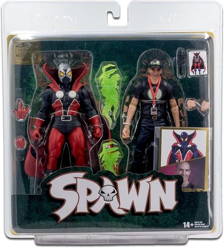 ألعاب ماكفارلين - Spawn & Todd McFarlane 7in Action Figure 2pk، الذكرى السنوية الثلاثين in Saudi Arabia