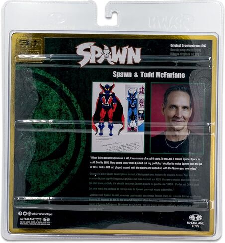 ألعاب ماكفارلين - Spawn & Todd McFarlane 7in Action Figure 2pk، الذكرى السنوية الثلاثين in Saudi Arabia