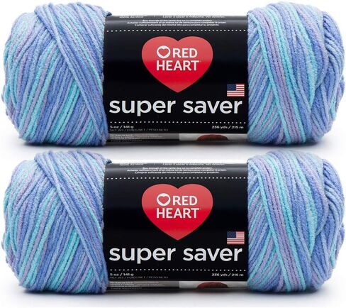 الشراء بالجملة: Red Heart Super Saver (عبوتان) (المحيط، 5 أونصة لكل خصلة شعر) in Saudi Arabia