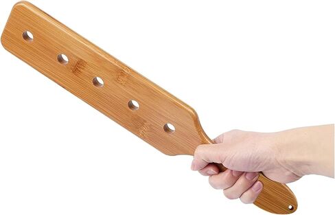 14 inch Bamboo Paddle Lightweight Durable Smooth Surface with Air Flow Holes Unfinished Wooden Paddles 2 Pieces in Saudi Arabia