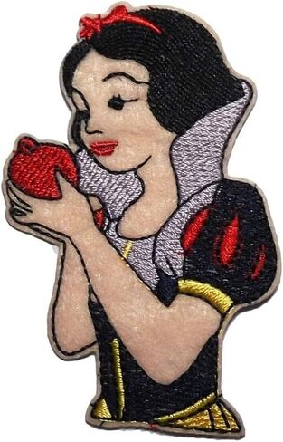 Cute Princess Embroidered Iron on Patch- 3.5" x 2" in Kuwait