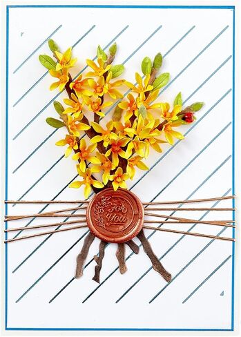 قوالب Spellbinders S2-402 Forsythia المحفورة من مجموعة حديقة الطبيعة النباتية بقلم سوزان تيرني كوكبيرن in Saudi Arabia