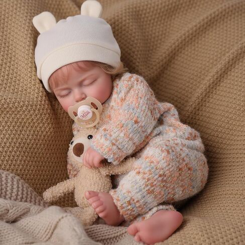 BABESIDE Lifelike Reborn Baby Dolls Girl for Kids & Grandkids Aged 3+ Years 17 Inch Cute Soft Vinyl Realistic Baby Doll with Complete Accessories ASTM F963 and EN71 Safety Standards in Saudi Arabia
