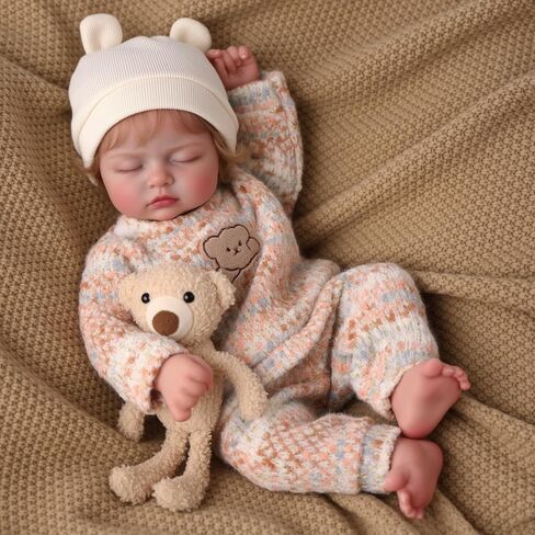 BABESIDE Lifelike Reborn Baby Dolls Girl for Kids & Grandkids Aged 3+ Years 17 Inch Cute Soft Vinyl Realistic Baby Doll with Complete Accessories ASTM F963 and EN71 Safety Standards in Saudi Arabia
