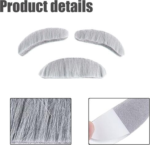 Old Man Costume for Boys - Grandpa Accessories Kids Including Glasses, Suspenders, Bow Tie, Mustache And Eyebrows - 100 Days of School Old man Costume for Theme Party Halloween Cosplay in Kuwait