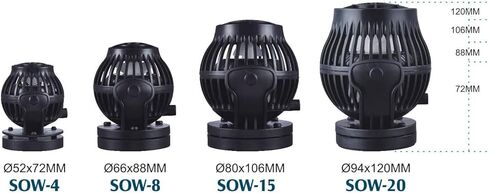 Jebao Jecod SOW-8 Wave Maker Flow Pump with Controller for Marine Reef Aquarium (SOW-8) in Saudi Arabia