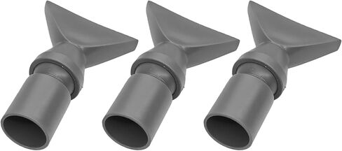 3PCS 22mm Dark Gray Aquarium Nozzle, Plastic Water Outlet Return Pipe for Fish Tank, Adjustable Pump Duckbill Nozzles, Universal Plumbing Fitting for Aquarium Circulation Systems in Kuwait