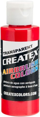 Darice Createx Airbrush Paint, Transparent Brite Red, 2 oz in Saudi Arabia