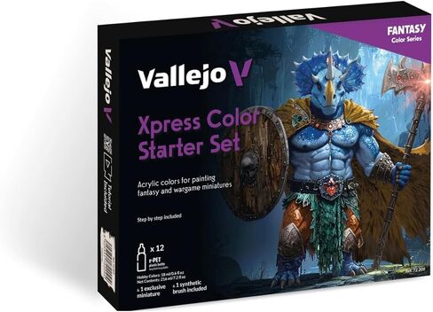 Vallejo VJP72209 Game Air Acrylic Paint Xpress Color - Set of 12 in Saudi Arabia