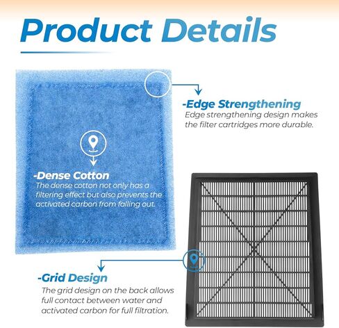 ANTOBLE Bio Wheel Power Filter Cartridge Rite-Size C Fish Tank Aquarium Filters Compatible with Marineland Penguin 200 350 Bio-Wheel Power Filters in Saudi Arabia