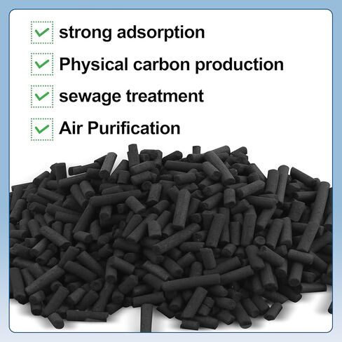 6.6 Lbs Bulk Activated Charcoal Filter Media Pellets for Aquarium Fish Tanks,Fish Pond,Air Filter & AC in Kuwait