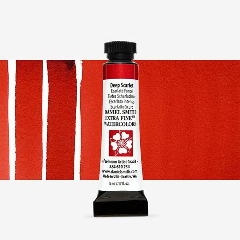 Daniel Smith Watercolour 5 ml Tube (Series 1) - Deep Scarlet (0033) in Saudi Arabia