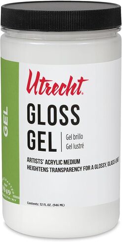 Utrecht Artists' Acrylic Gel Medium - Gloss Gel Medium, Quart in Saudi Arabia