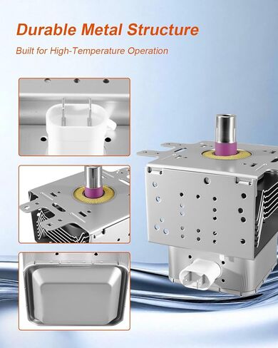استبدال Magnetron 2M226-03GWH W10754299 WMH31017HZ7 W10216360 W10496310 W10210845 W11391712 8206341 W11391712 2M248J 2M319H PS11703077، ميكروويف فرن مغناطيسي مناسب لهيرلبول مايتاج كيتشن إيد إل جي in Kuwait