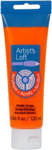 طلاء أكريليك معدني من Artist's Loft 4oz. (برتقالي معدني) in Kuwait