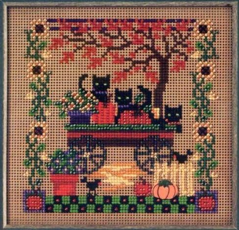 Mill Hill Scaredy Cats Cross Stitch Kit in Saudi Arabia
