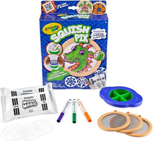 Crayola Squish Pix, Model Magic Art Kit for Kids, Textured Arts & Crafts, Coloring Activity, Gift for Kids, Ages 5+ in Saudi Arabia