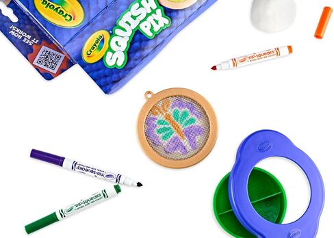 Crayola Squish Pix, Model Magic Art Kit for Kids, Textured Arts & Crafts, Coloring Activity, Gift for Kids, Ages 5+ in Saudi Arabia