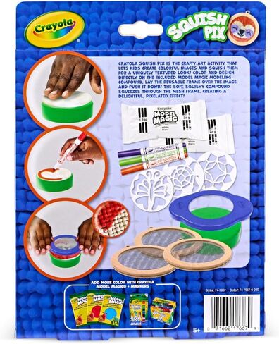 Crayola Squish Pix, Model Magic Art Kit for Kids, Textured Arts & Crafts, Coloring Activity, Gift for Kids, Ages 5+ in Saudi Arabia