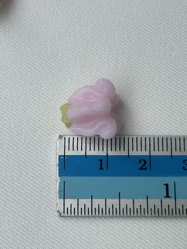 100 PCS Medium Light Pink Crown Flower Clay Beads (06) for Jewelry Making DIY Craft Supplies 14 mm in Saudi Arabia