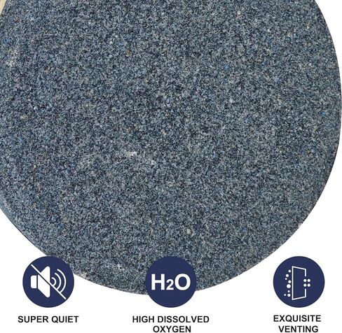 أحجار هواء لحوض السمك 1.5 بوصة، 10 عبوات من حجر فقاعات خزان الأسماك، موزع فقاعات مهوية، ملحقات مضخة هواء نانو، على شكل قرص in Kuwait