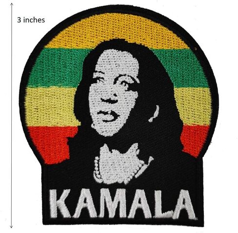 Cute-Patch Kama-la Kamala Harris Embroidered Iron on Patch in Saudi Arabia