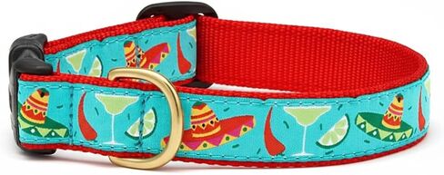 Up Country Cinco De Mayo Pattern Dog Collar, Small (9 to 15 Inches) 5/8 Inch Narrow Width in Saudi Arabia