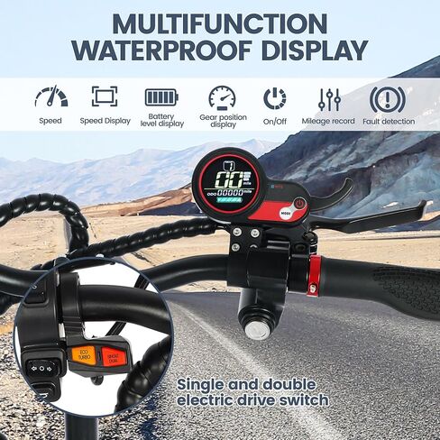 T/TAN 5600W Dual Motor Electric Scooter for Adults - UP to 50MPH, 45 Miles Range，Featuring 48V 26Ah Battery，500LBS Capacity - 11-Inch Off-Road Tires，Electric Scooter with seat，Removable Seat in Saudi Arabia