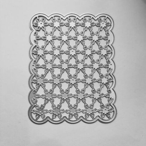 Background Frame Decorative Customized Card Love Frame Stencil Metal Cutting Dies Cut in Saudi Arabia