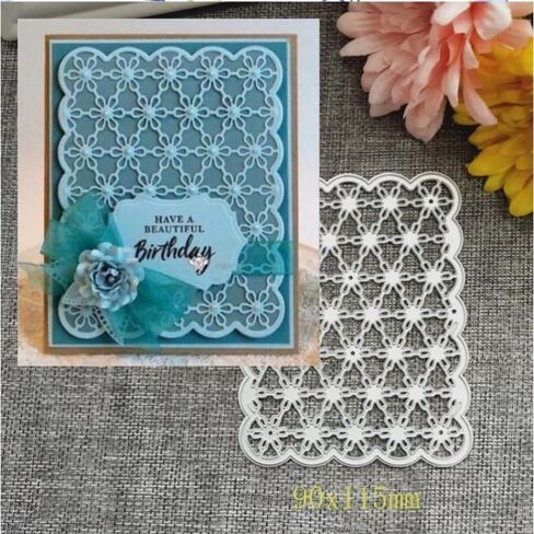 Background Frame Decorative Customized Card Love Frame Stencil Metal Cutting Dies Cut in Saudi Arabia