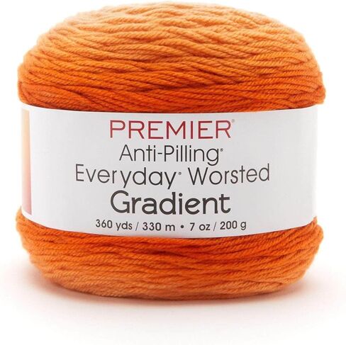 Anti-Pilling Everyday Worsted Gradient 2115-03 Orange Tones in Saudi Arabia