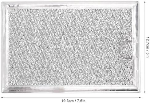 Microwave Grease Filter, Aluminum Mesh Screen Grease Filter Range Hood Vent Filter 7.6x5.0x0.1in Compatible with WB02X35491 WB6X10359 WB02X32793 WB02X25388 in Saudi Arabia