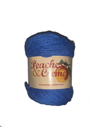 Peaches N Crème P&C Yarn, Royal Blue, 95 Yards in Saudi Arabia