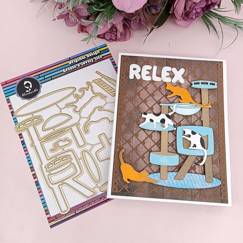 1PC Cat Tree Metal Cutting Die Cut for Handmade Card Making Scrapbooking Album Paper Christmas Gift Holiday Decor Handmade Template-alinacutle in Saudi Arabia