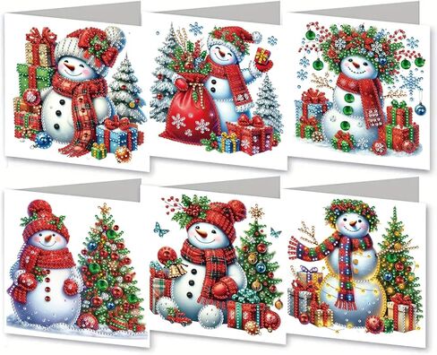مجموعة بطاقات تهنئة من DoxQcs 5D DIY Diamond Art Painting، بطاقات عيد ميلاد عيد الميلاد والهالوين للمباركة والهدايا، مجموعة بطاقات تهنئة لعيد الميلاد وعيد الشكر والهالوين Cat-2 in Kuwait