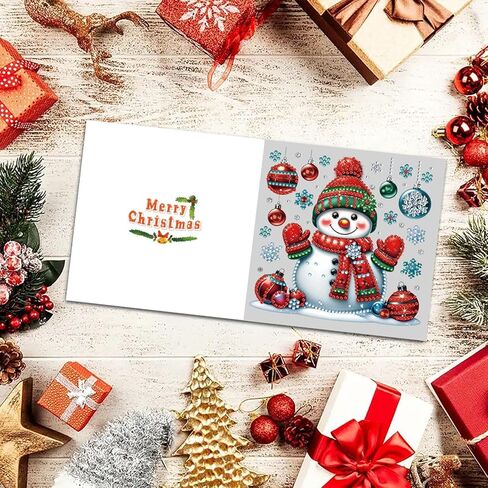 مجموعة بطاقات تهنئة من DoxQcs 5D DIY Diamond Art Painting، بطاقات عيد ميلاد عيد الميلاد والهالوين للمباركة والهدايا، مجموعة بطاقات تهنئة لعيد الميلاد وعيد الشكر والهالوين Cat-2 in Kuwait