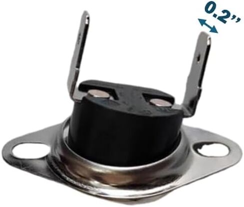 2Pcs Thermostat KSD1 160/0 Thermal Cut-Off Switch Temperature Control Switch Compatible with G-E Microwave Oven Compatible with Ken-More Replace KSD201 160/0 5304509469 5304464073 5304478919 in Saudi Arabia