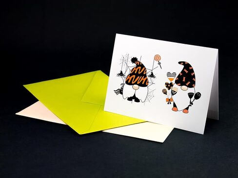 ALIBBON Halloween Gnomes Stamps and Dies for Card Making, Candy Balloon Bats Gnomes Transparent Silicone Rubber Stamps Seals with Metal Cutting Dies for Photo Album Decorations and DIY Scrapbooking in Saudi Arabia