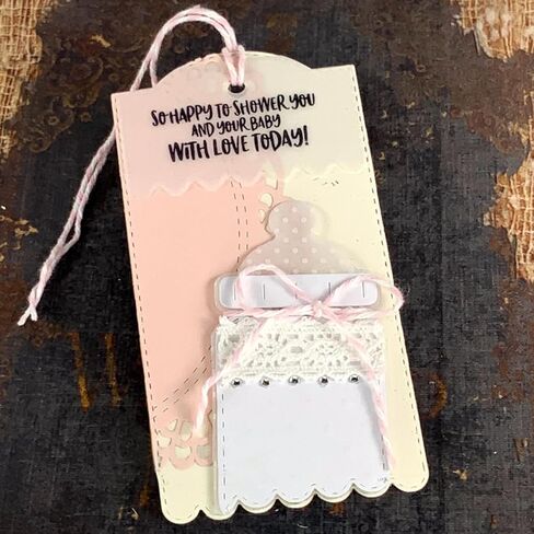 Feeding Bottle Metal Cutting Dies Baby Nursing Bottle Metal Dies for Card Making DIY Scrapbooking Milk Bottle Metal Die Cuts for Paper Crafting Handmade Crafts Baby's Bottle Cutting Dies Craft Project in Saudi Arabia