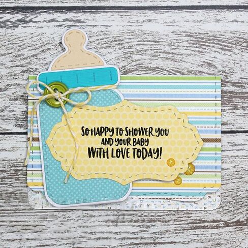 Feeding Bottle Metal Cutting Dies Baby Nursing Bottle Metal Dies for Card Making DIY Scrapbooking Milk Bottle Metal Die Cuts for Paper Crafting Handmade Crafts Baby's Bottle Cutting Dies Craft Project in Saudi Arabia