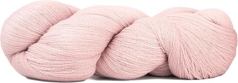 HiKoo Merino Lace Light Yarn for Knitting and Crocheting, Soft 100% Merino Wool Lace Weight Yarn, 100 Gram Hank, 1531 Yards, #1003 - Shade in Saudi Arabia
