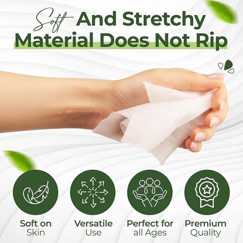 قسط مناديل ملفوفة بشكل فردي - الألوة فيرا | صديق للبيئة ، جاهزة للسفر ، ترطيب (عدد واحد (حزمة 100)) in Kuwait