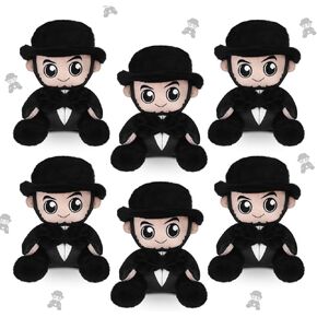 6 Pcs American Lincoln Plush Toys Gifts Bulk 5.5" Mini Plushies Gifts Honest Stuffed Lincoln President Day Party Favor in Saudi Arabia