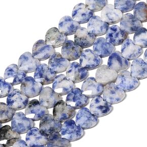 22pcs Faceted Heart Stone Beads Natural Green Opal Bead 8mm Crystals and Healing Stones for Jewelry Making Supplies,Friendship Bracelet Kit,Love Gifts in Kuwait