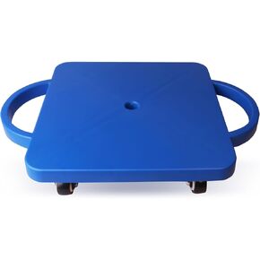 GSE Games & Sports Expert Gym Floor Scooter Board with Handles, Sitting Scooter for Kids Indoor Play Equipment, Fun Scoot Board with Non-Marring Plastic Casters for Children in Saudi Arabia