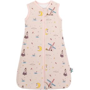 HOUSABY Baby Wearable Blanket,Summer Cotton Sleep Sacks 1 Pack Unisex Toddler Sleeping Bag Sack, 0.5 TOG with 2-Way Zipper in Kuwait