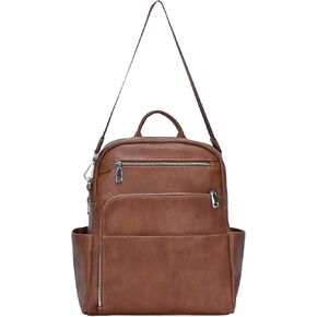 Ankit Kraft The Willa Convertible Purse Backpack, 2-in-1 Vegan Leather Backpack Purse for Women, Removable Shoulder Strap, Black in Kuwait