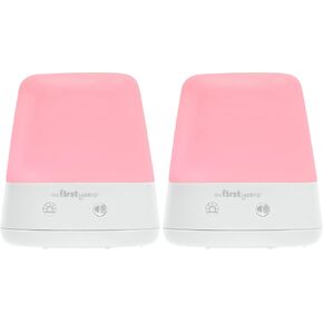 آلة نوم الأطفال المهدئة لغروب الشمس من ذا فيرست ييرز مع ضوضاء بيضاء - معتمدة من قبل علماء النوم - ضوء ليلي أحمر ناعم وخافت للضوء مع تقنية دريم ريد - جهاز مساعد على النوم وآلة صوت الطفل in Kuwait